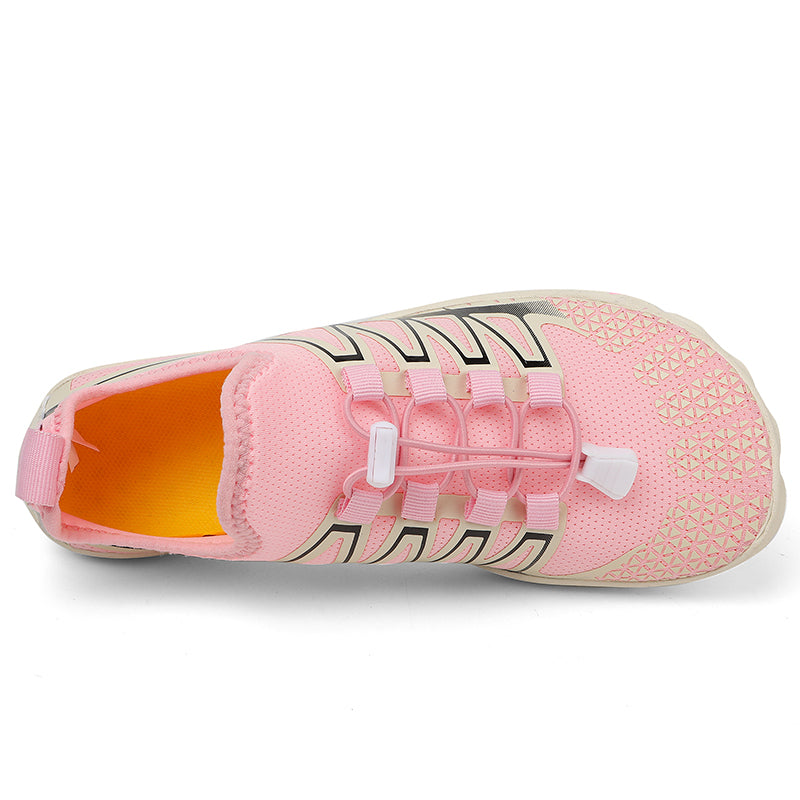 Natural movement unisex barefoot running shoes, lightweight and highly flexible.