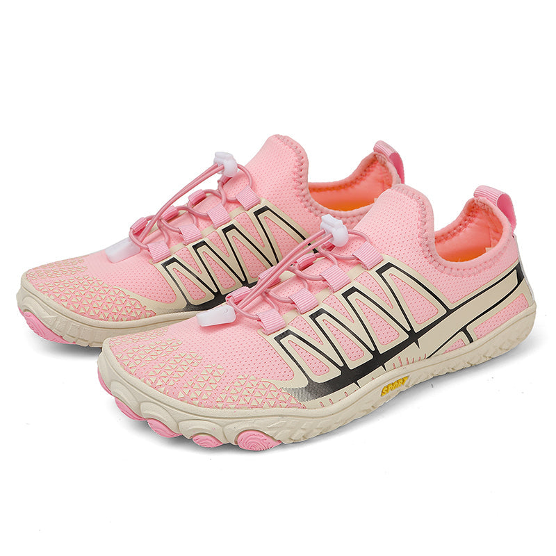 Sports shoes: Unisex lightweight barefoot running shoes for natural stride and training.