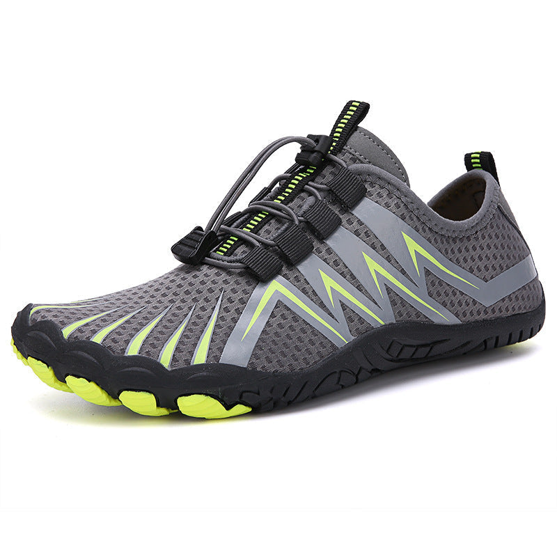 Everyday comfort barefoot shoes, unisex, wide toe box, flexible sole for natural feel.