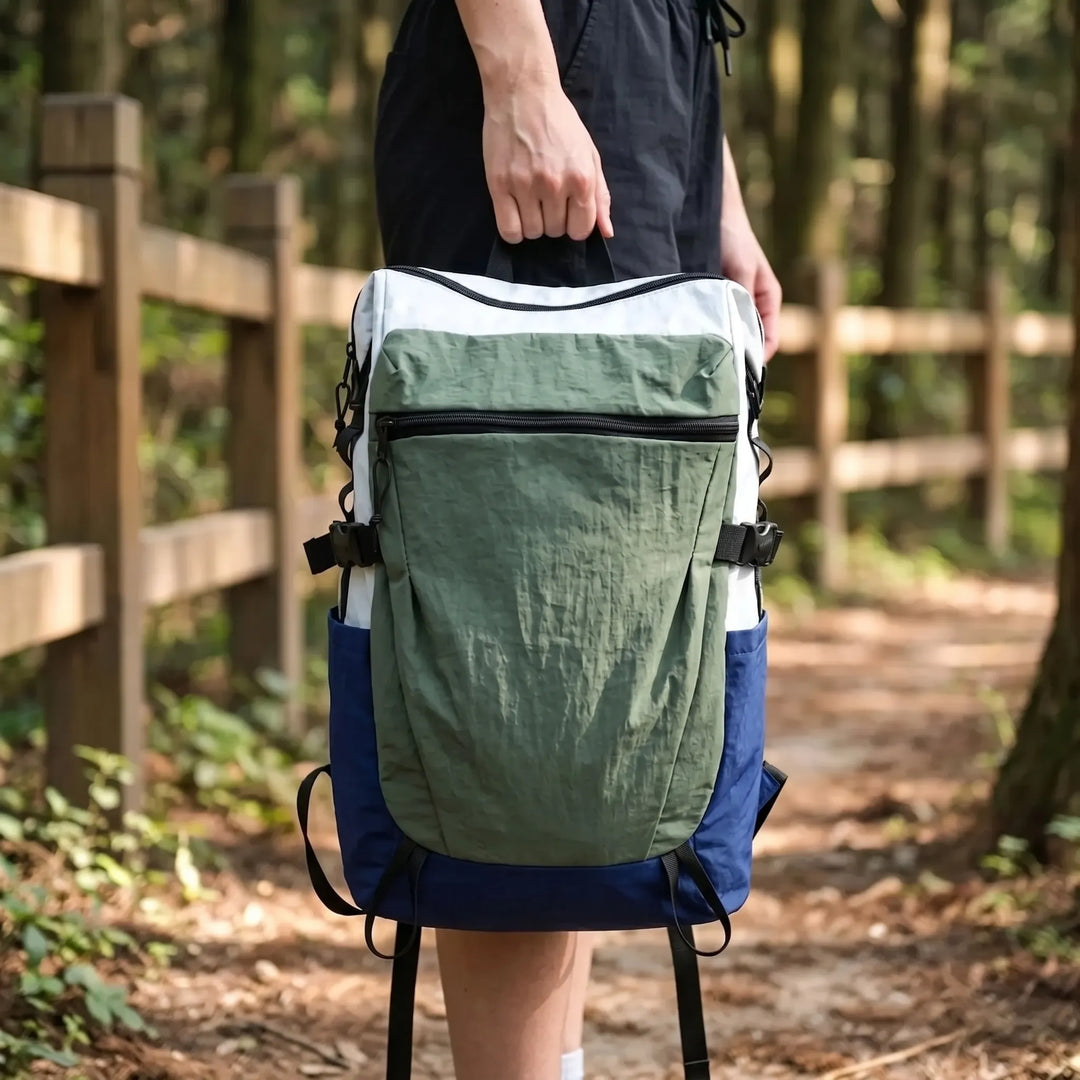 Unisex lightweight day hiking backpack, perfect for trails & outdoor adventures with adjustable straps.