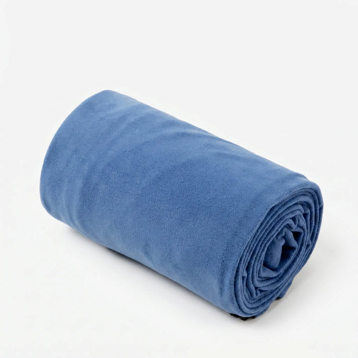 Lightweight fleece sleeping bag liner for campers & hikers. Compact, warm, and easy to pack for outdoor comfort.