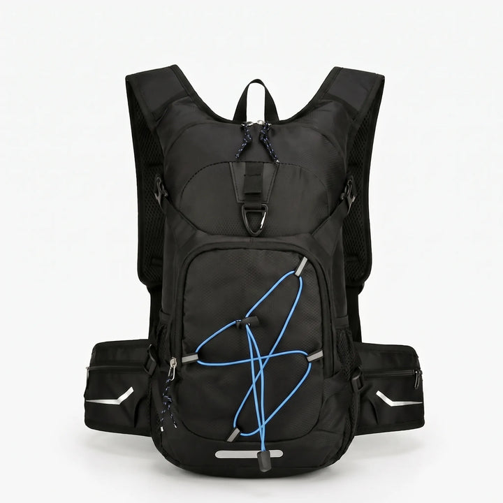 Versatile lightweight daypack for travel, hiking & active adventures. Unisex hydration pack in durable nylon.