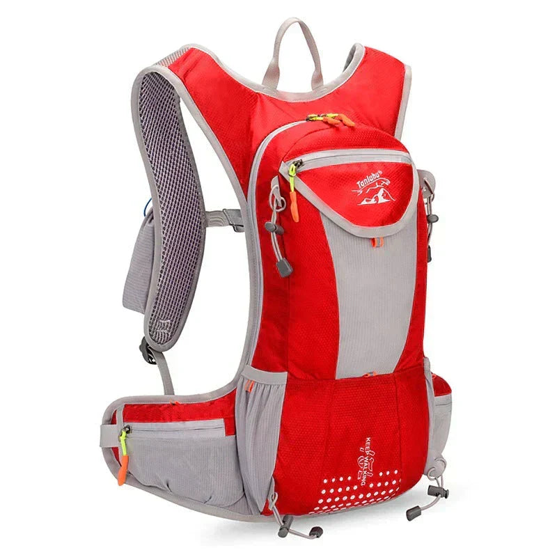 Trail running hydration pack, unisex & lightweight. Waterproof design for outdoor adventures.