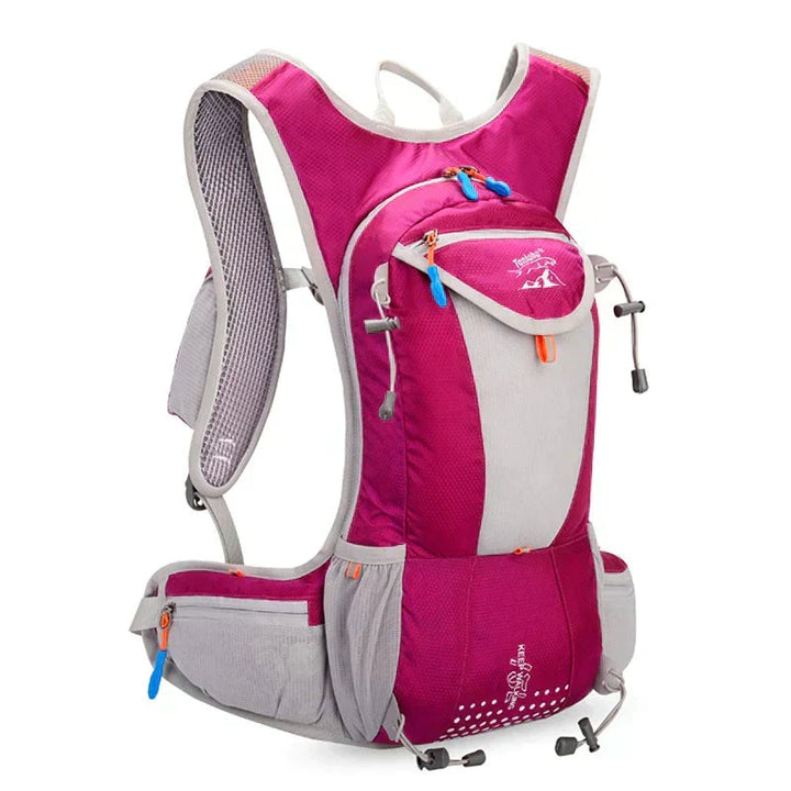 Hydration pack backpack, unisex, lightweight, & waterproof. Perfect for running & cycling.