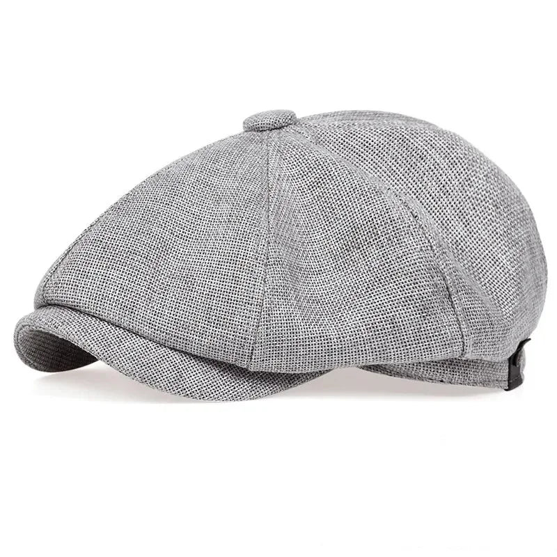 Adjustable unisex lightweight linen cap for a perfect fit. Ideal breathable hat for casual everyday style.