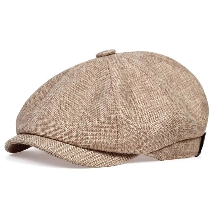 Versatile unisex linen cap, lightweight and breathable. A stylish adjustable hat for any casual occasion.