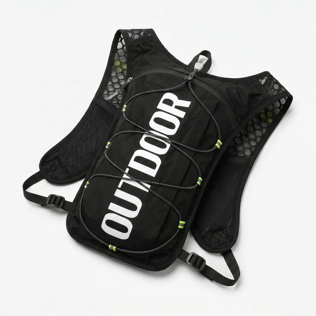 Performance unisex running hydration pack, perfect activewear for trail running and fitness.