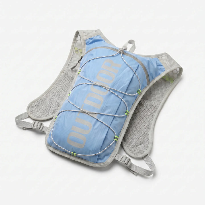 Lightweight running vest with hydration for long runs, hiking, and cycling adventures.