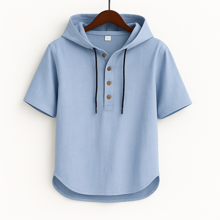 Unisex lightweight summer hoodie in a comfortable fit, perfect for casual layering and relaxed everyday style.