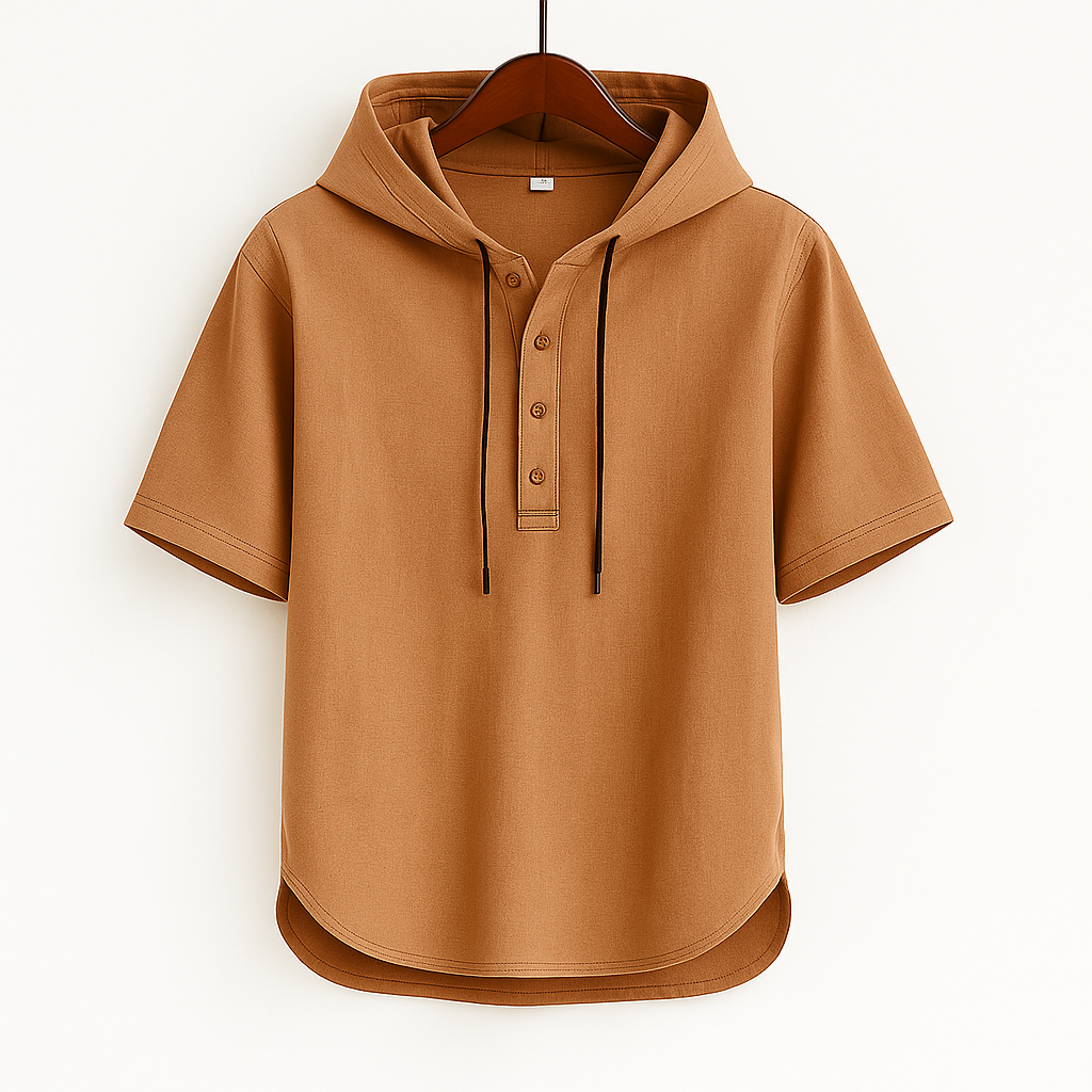 Relaxed fit lightweight summer pullover hoodie, offering casual comfort for unisex everyday wear and warm weather.