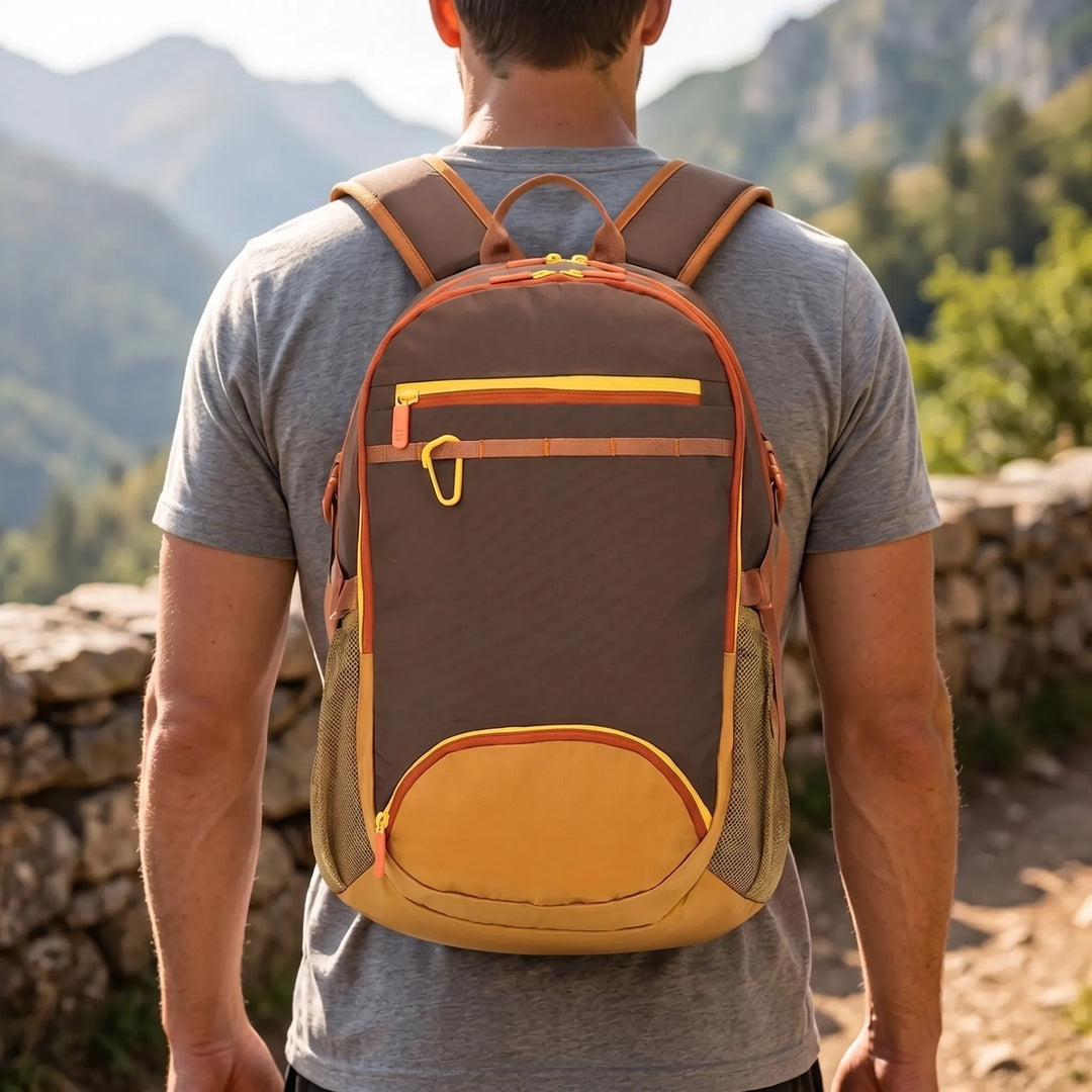 Unisex lightweight travel backpack, perfect for hiking, sports & outdoor adventures.