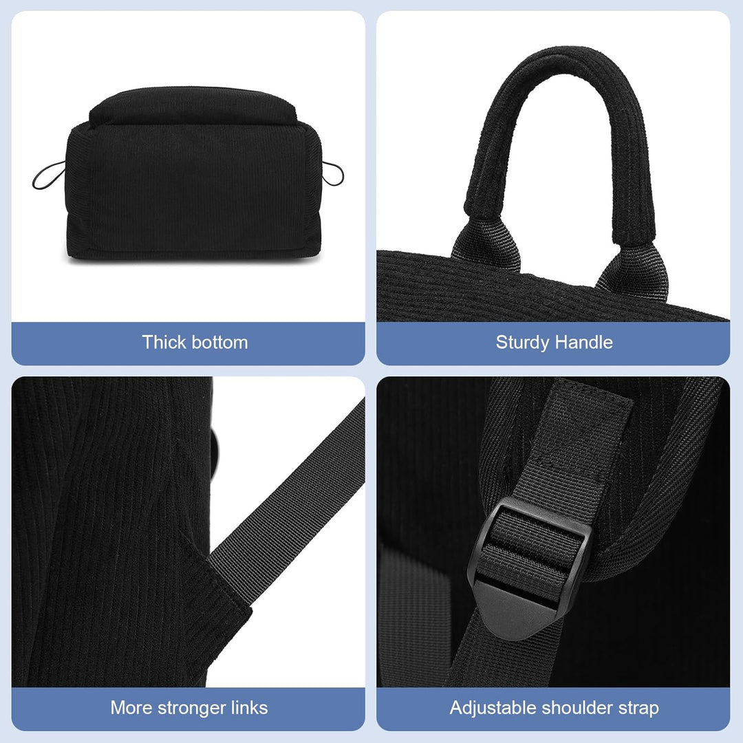 Water-resistant school laptop backpack, durable & organized for students.
