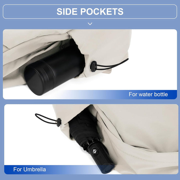 Padded & secure unisex backpack for travel and school, highly versatile.