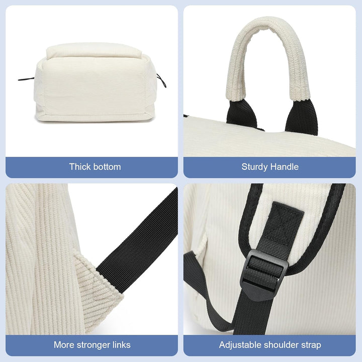 Water-resistant laptop backpack, perfect for commuting, school, and secure daily use.
