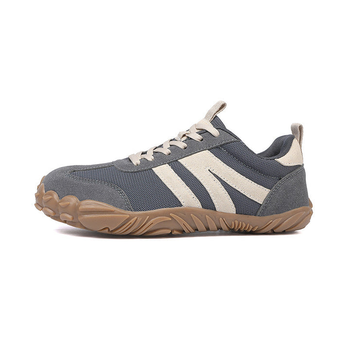 Lightweight barefoot shoes, engineered for breathable outdoor adventure.
