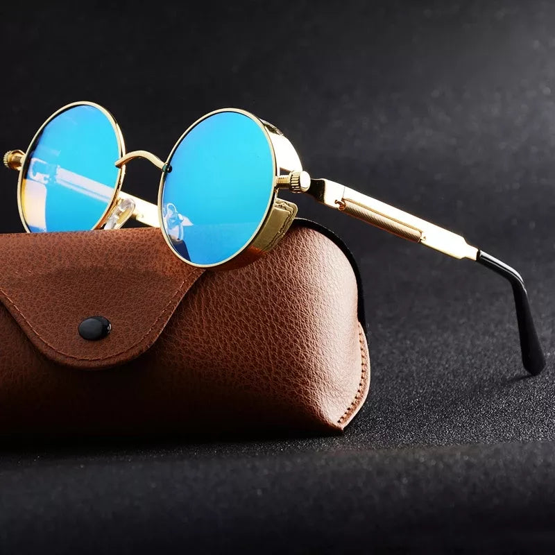 Trendy unisex polarized sunglasses, limited edition vintage style offering UV400 eye protection and effective glare reduction.