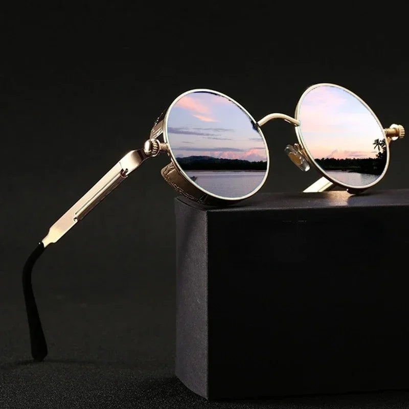 Unisex polarized sunglasses, limited edition vintage design with UV400 eye protection for reduced glare and stylish wear.