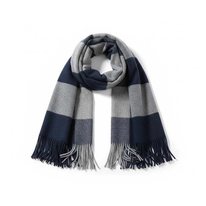 Cozy and expansive cashmere scarf, designed for ultimate warmth and comfort