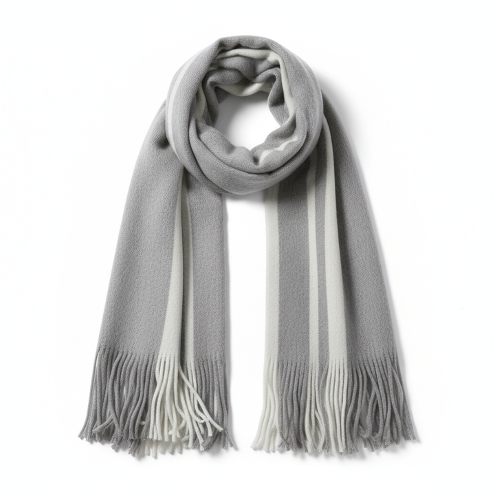 Unisex winter scarf made of pure cashmere, providing warmth and style