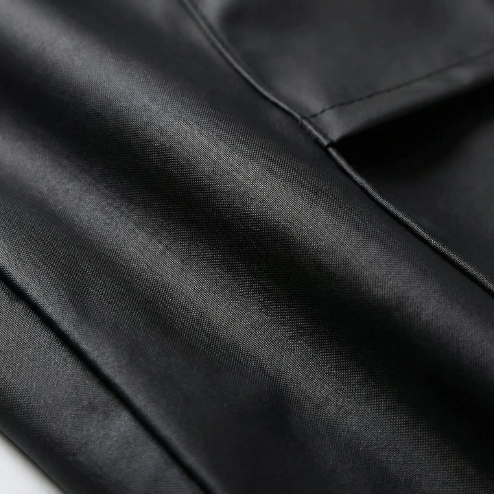 Black unisex long hooded raincoat, perfect commuter jacket for motorcycle and general outdoor use.