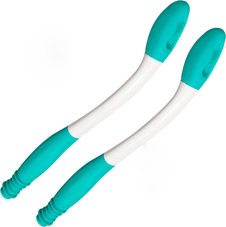 Unisex long reach toilet wiping aid (2-pack) for personal hygiene. Ideal for mobility assist & daily living comfort.