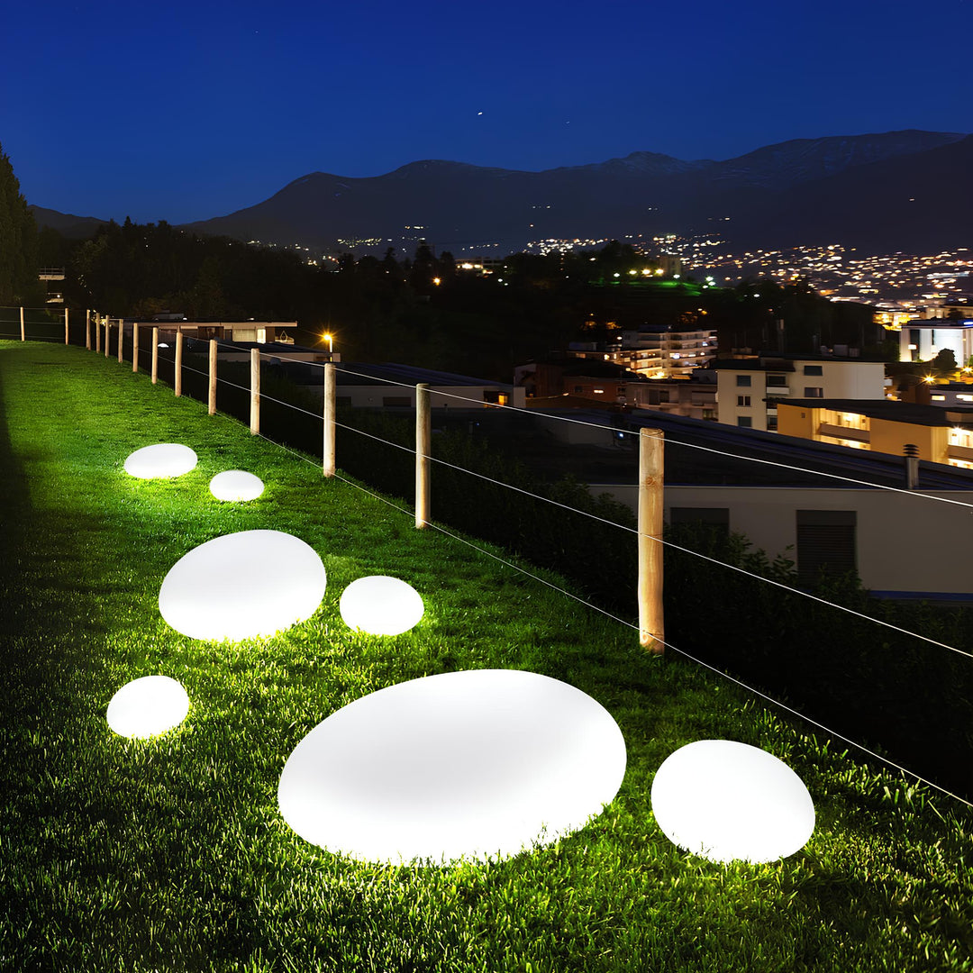 Unisex LumaStone wireless garden lamp, durable and energy-efficient LED, provides charming ambiance