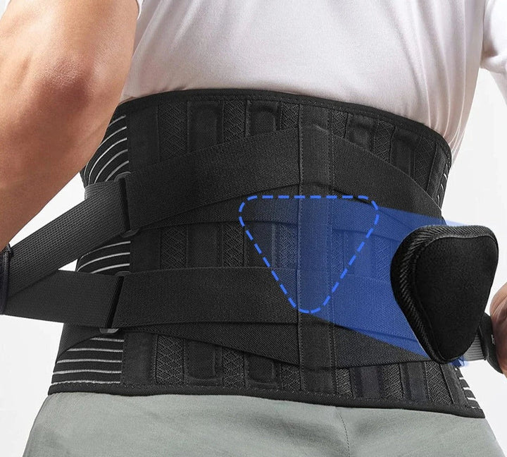 Comfortable orthopedic back support belt for men & women, designed for pain relief & posture correction.