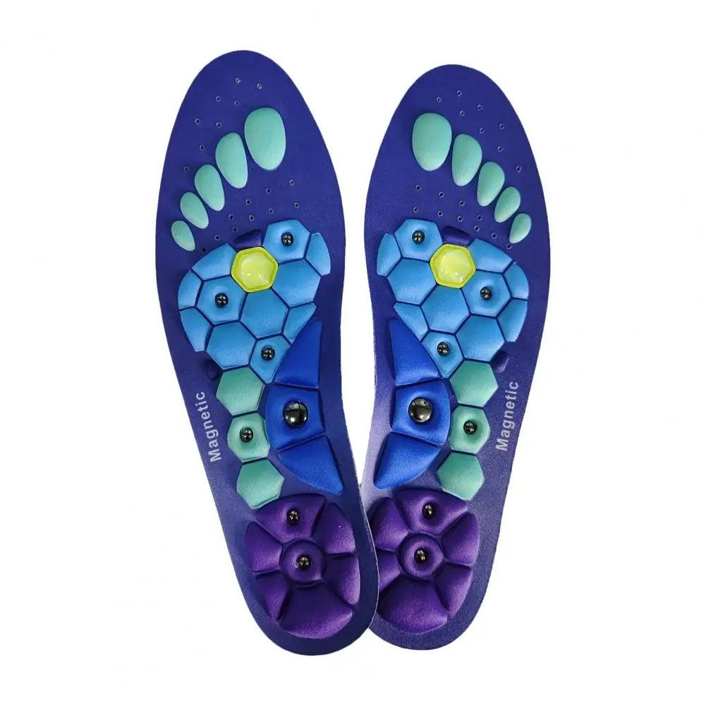 Unisex magnetic acupressure insoles by VitalSteps for foot pain relief, energy boost & circulation.