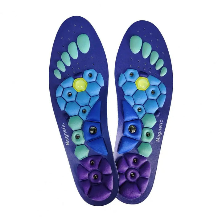Unisex magnetic acupressure insoles by VitalSteps for foot pain relief, energy boost & circulation.