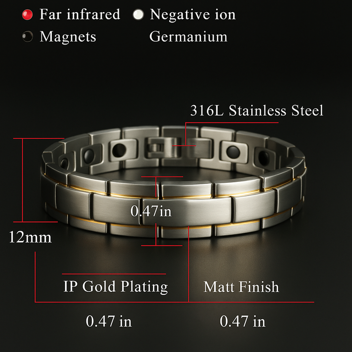 Gift a magnetic health bracelet for wellness, pain relief & stylish unisex therapy jewelry.