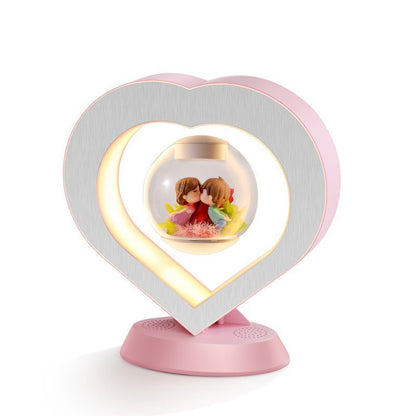Innovative magnetic levitation flower lamp, providing ambient light and a unique visual floating experience.