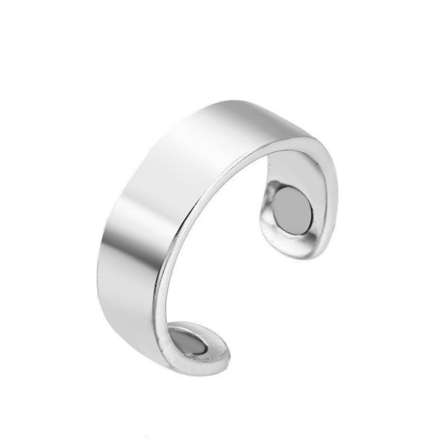 Unisex acupressure anti-snore ring. Magnetic therapy for natural, quiet sleep improvement & wellness.