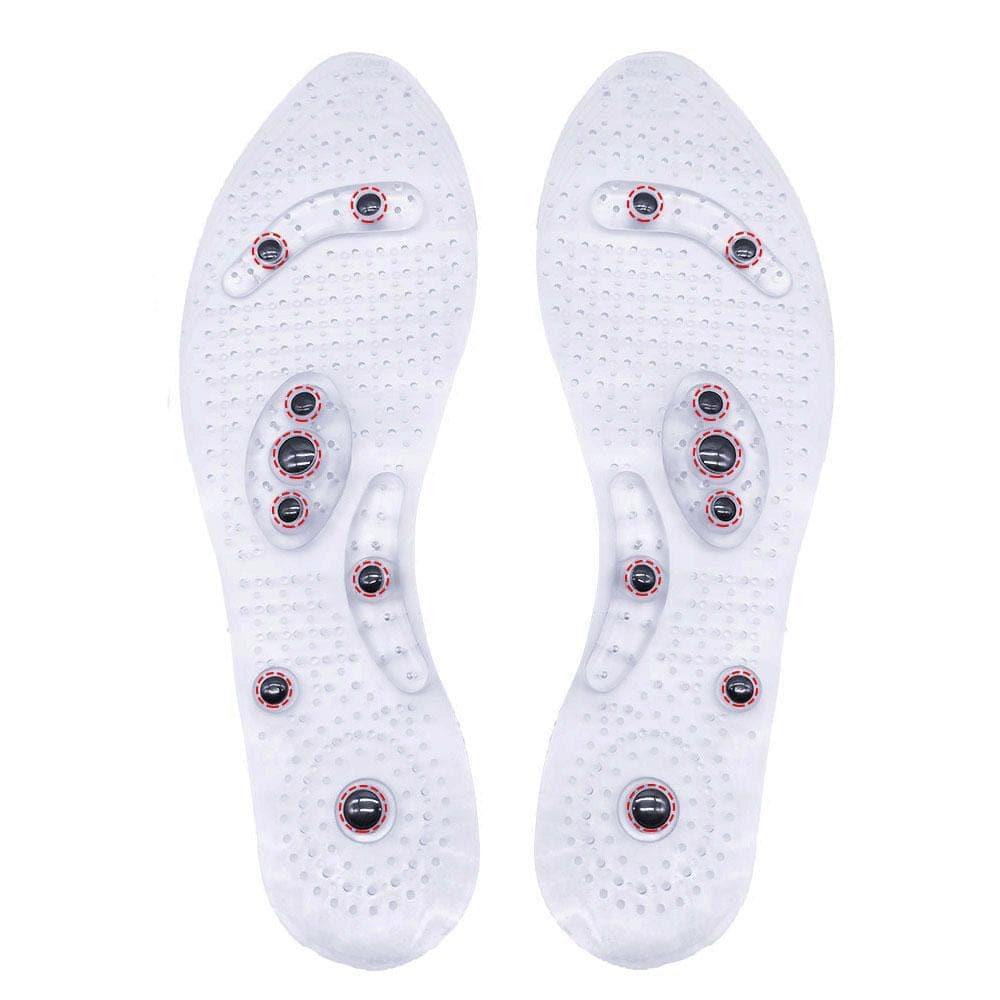 Unisex magnetic therapy insoles for weight loss, energy, and improved circulation. Comfort & wellness for feet.