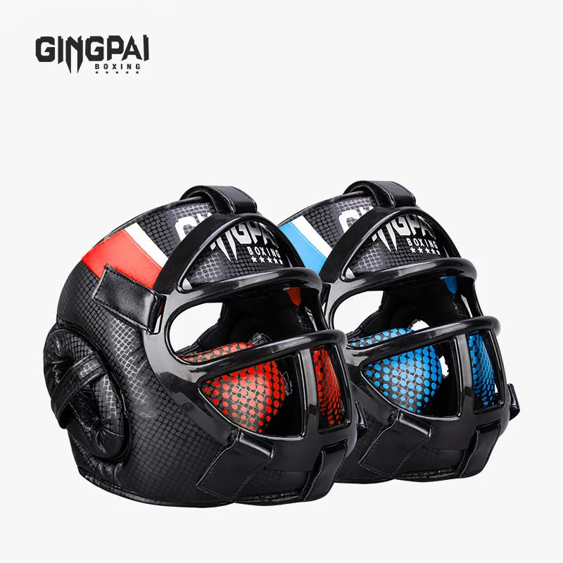 Full face protection headgear for martial arts sparring. Ideal for boxing, taekwondo & muay thai training. Unisex design.