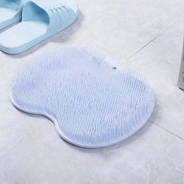 Unisex massaging shower scrubber for back and feet, perfect for exfoliation and relaxation in your bath.