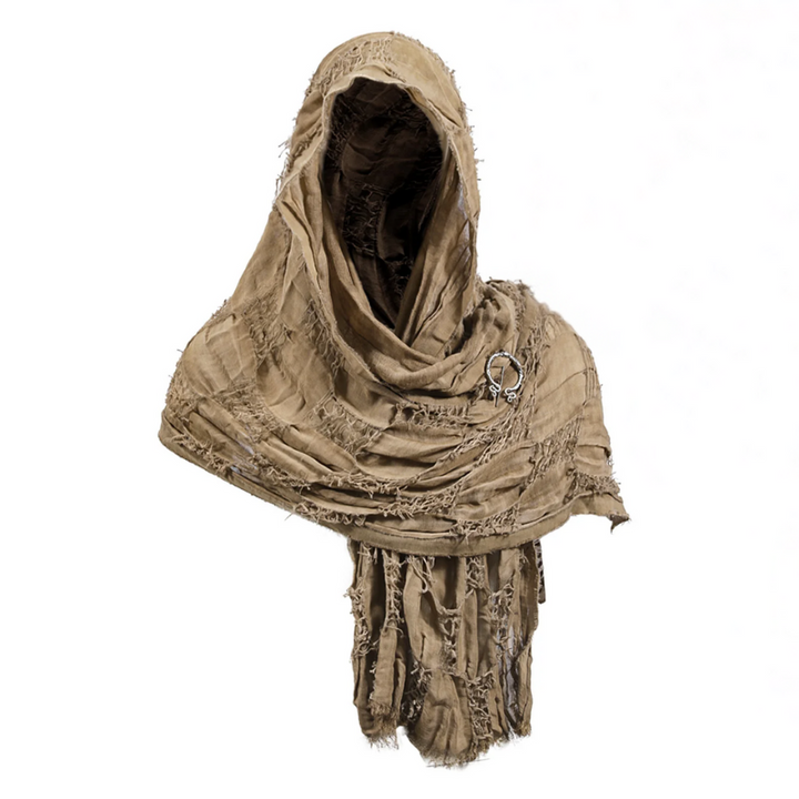 Cosplay medieval linen cloak, suitable for fantasy, historical & renaissance events.