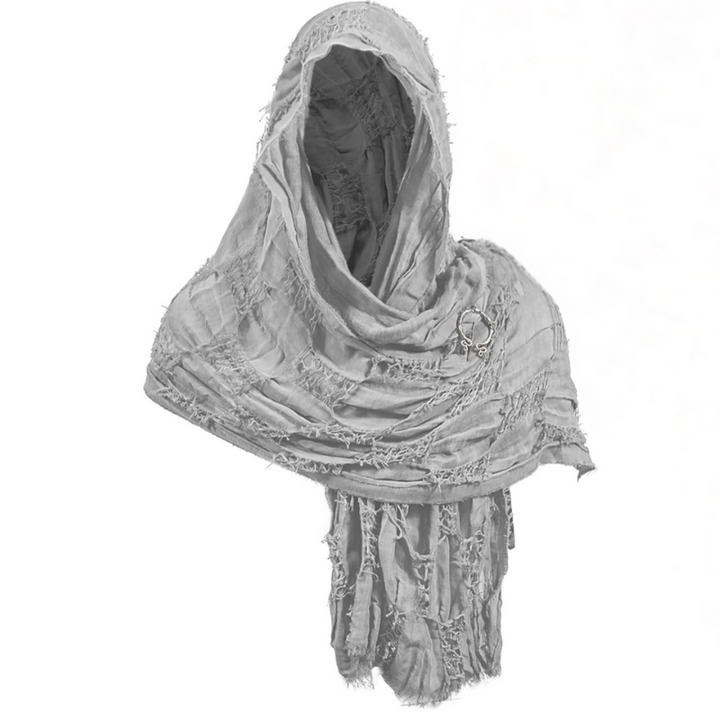 Handmade linen wanderer's cloak, perfect medieval fantasy cosplay costume.
