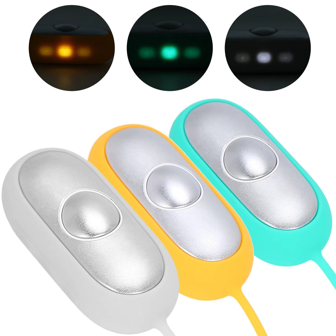 Compact microcurrent device for stress & anxiety relief. Promotes natural relaxation & deeper, drug-free sleep.