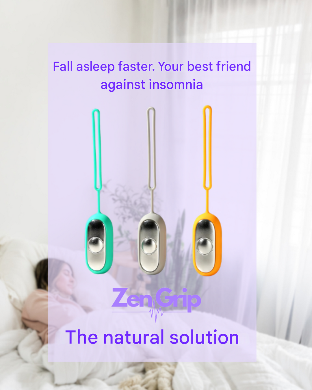Enhance overall wellness with this unisex microcurrent device for deeper, restorative sleep & natural stress relief.
