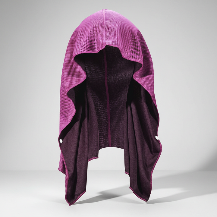 Quick dry microfiber cooling towel with high UV protection, perfect accessory for active summer days