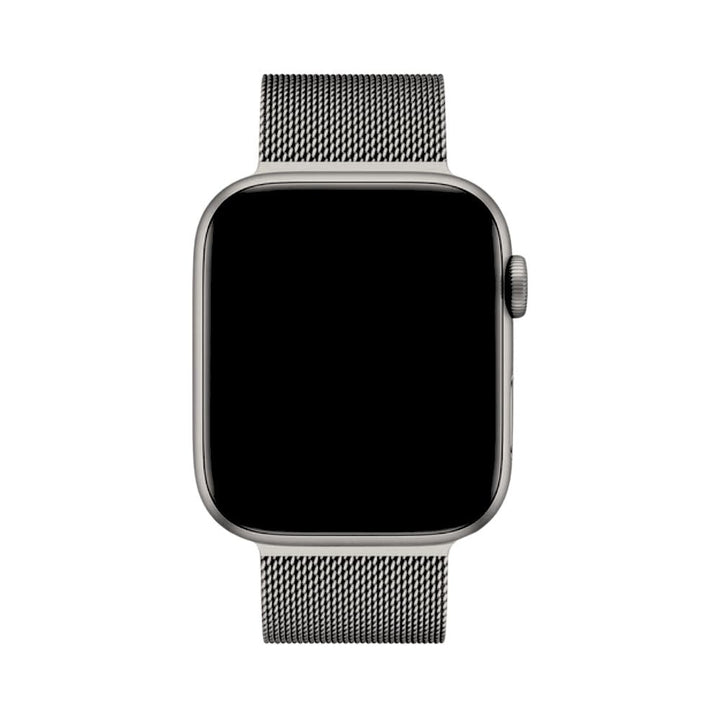 Smartwatch band: Milanese Loop, stainless steel, adjustable, comfort, unisex, magnetic closure.