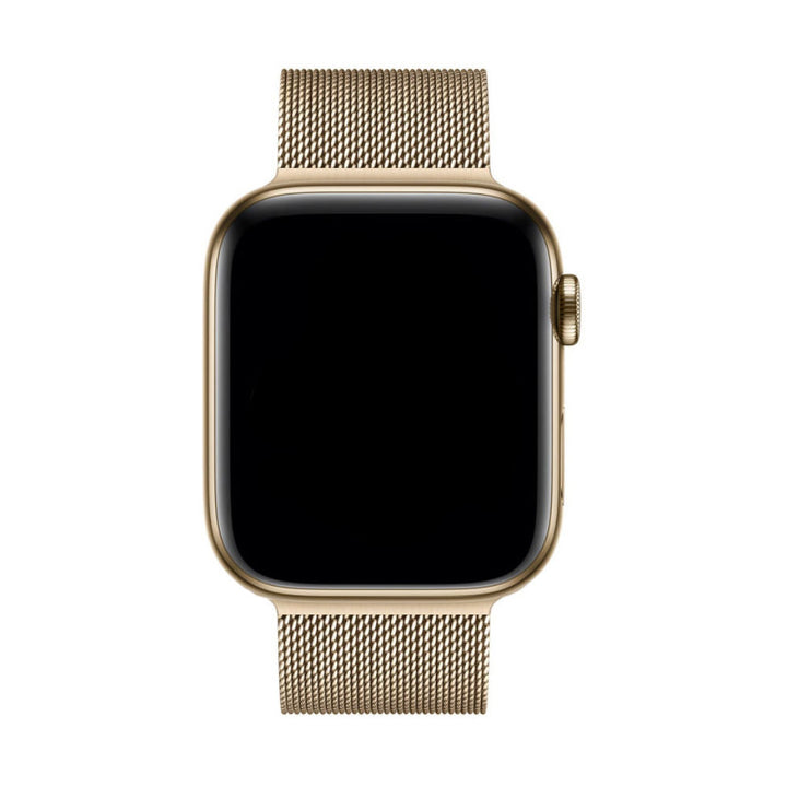 Unisex smartwatch metal band, Milanese Loop design, adjustable for comfort, durable & sleek.