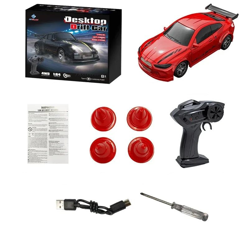 High-performance mini RC car for drifting & racing. Rechargeable 4WD vehicle, a fun toy gift for kids.