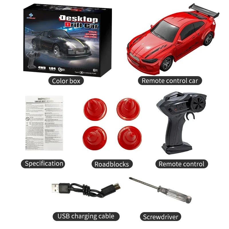 Precision-engineered 4WD mini RC car for superior drifting and racing. A great remote control hobby gift.