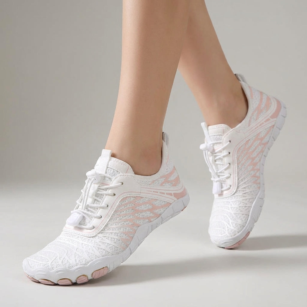 Unisex athletic barefoot shoes with a wide toe box, perfect for yoga, running, and water sports