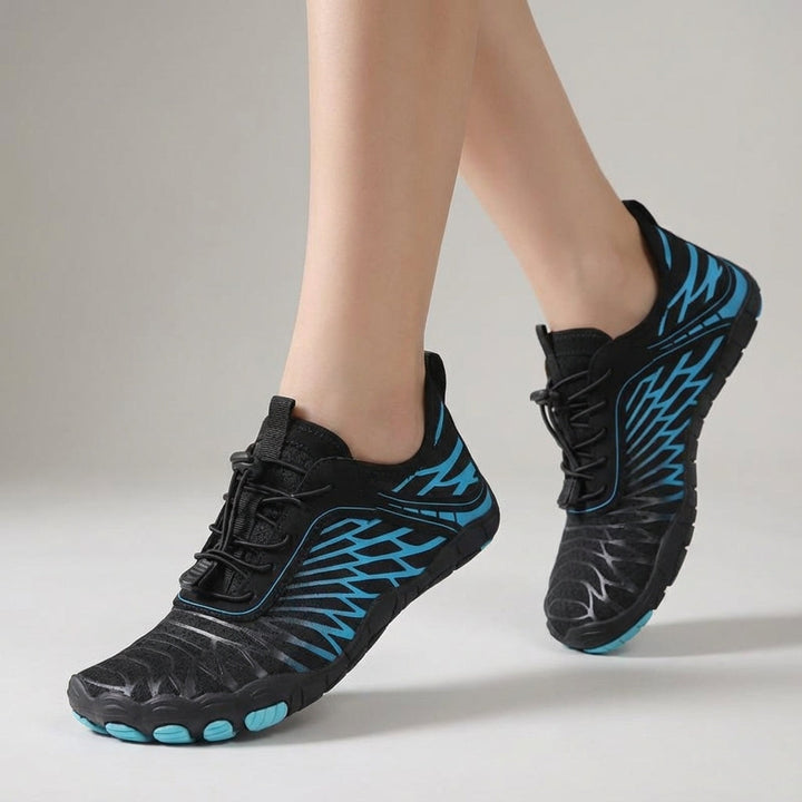 Minimalist mesh shoe for barefoot feel, lightweight and flexible, suitable for various activities