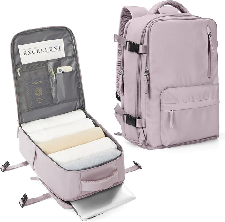 Multi-compartment computer case, perfect for work or travel, with shoulder strap