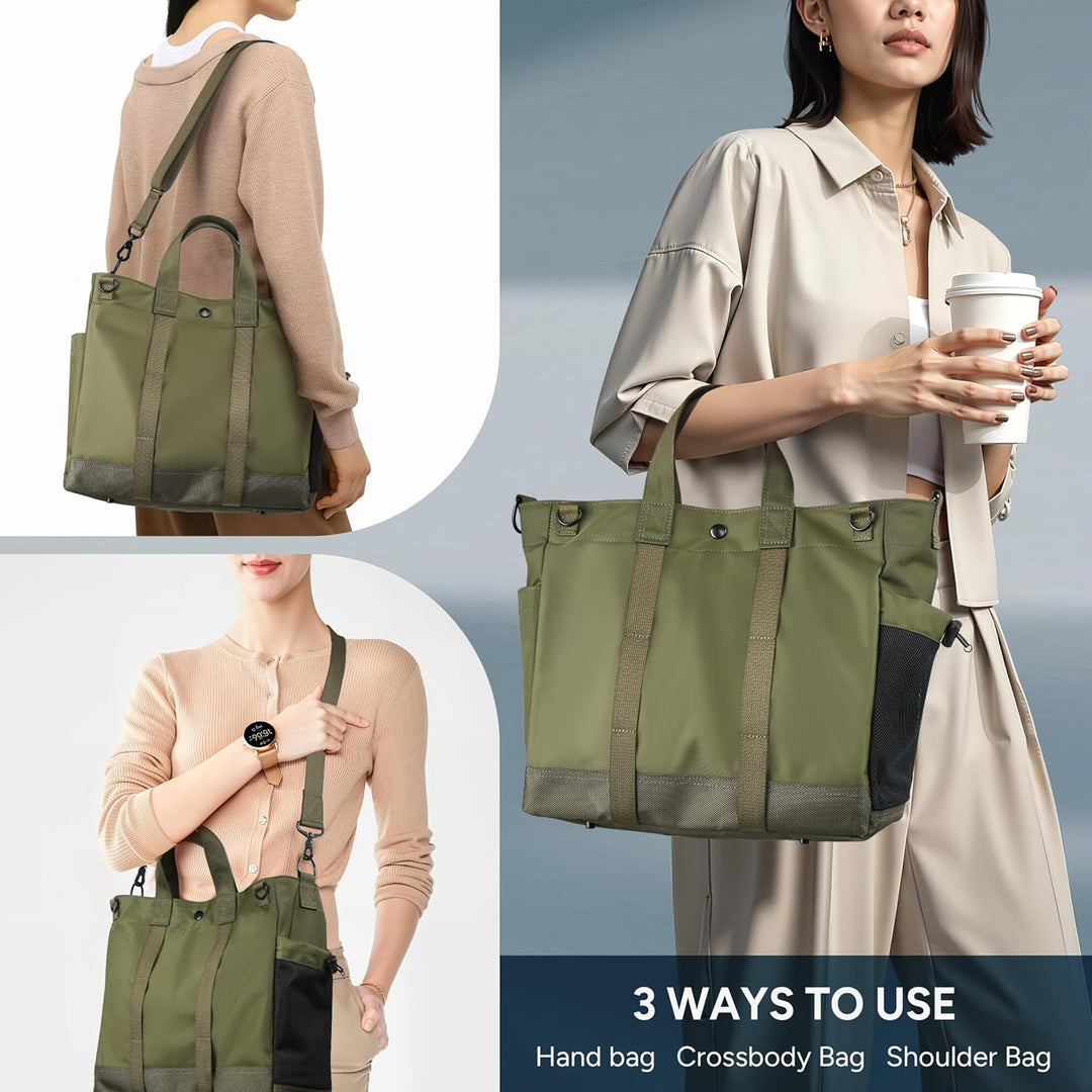 Professional multi-compartment work bag. Fits 15.6" laptop, ideal for business travel & daily use.