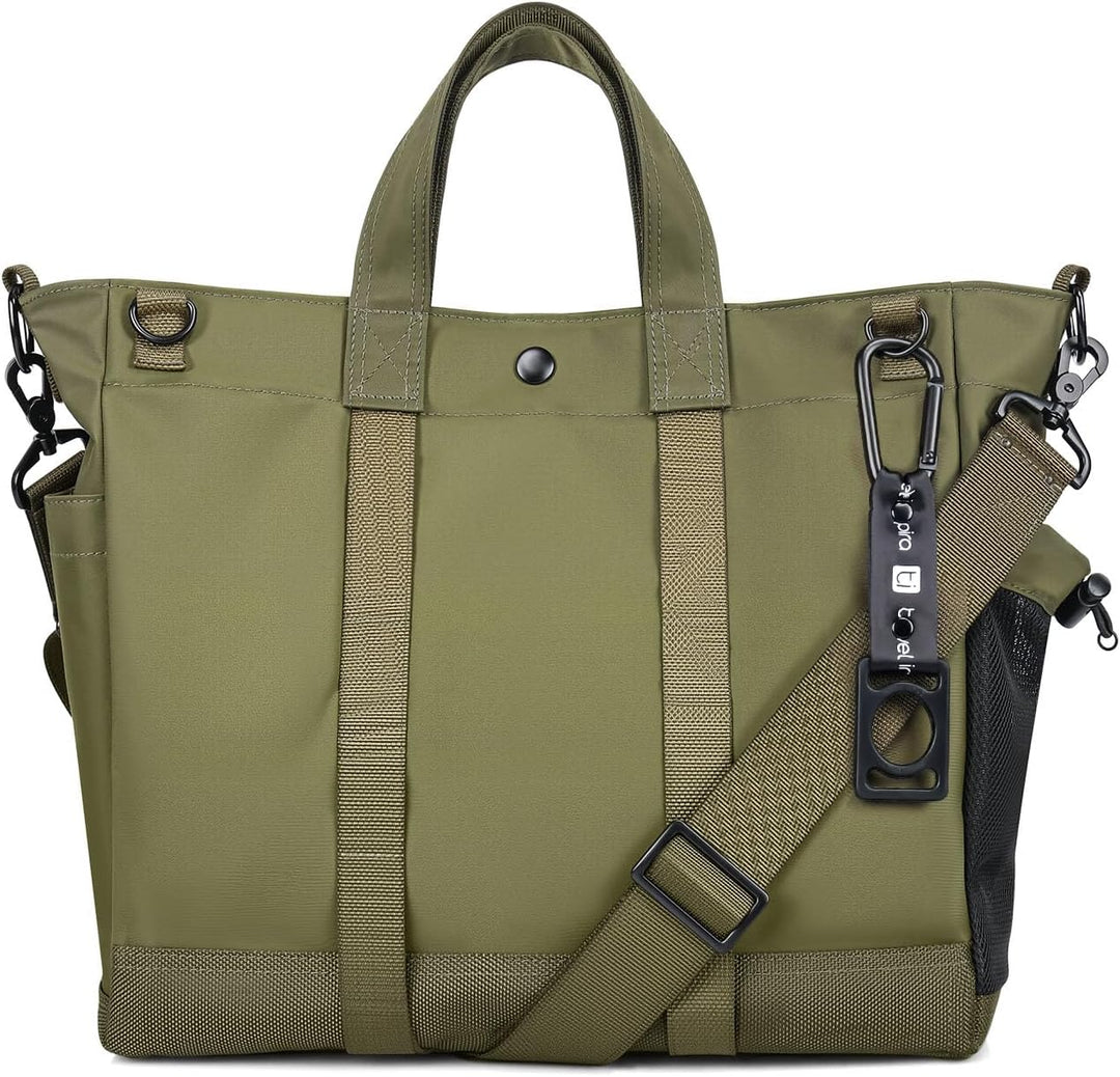 Stylish professional laptop tote bag. Multi-compartment design for 15.6" notebook & accessories.