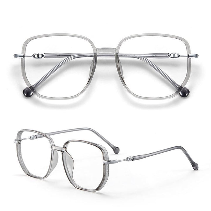 Clear vision with unisex multifocal reading glasses, anti-blue light and presbyopia vision aid.